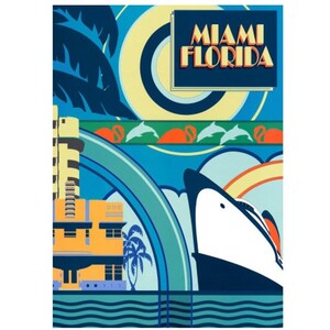 MIAMI 5S Leather Photo Album, Personalized Scrapbook Album, Handmade Travel Book, 3rd Leather Anniversary Gift
