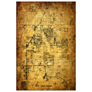 LAS VEGAS Map 5E - Album photo en cuir, livre de voyage fait à la main et personnalisé, cadeau anniversaire du 3ème cuir