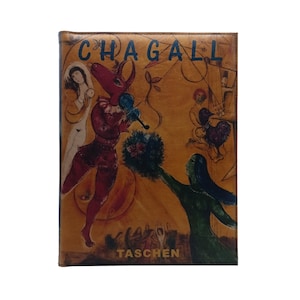 CHAGALL von Ingo F. Walther TASCHEN - Mit Leder bezogenes, gebundenes Holzkaffeetischbuch, personalisiertes Geschenk in limitierter Auflage