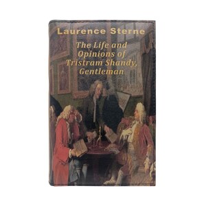 The Life and Opinions of Tristram Shandy by Laurence Sterne - Leather Covered, Wood Hardback Book, Personalized Limited Edition Gift