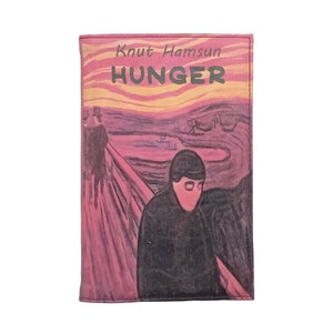 Hunger by Knut Hamsun - Leather Covered, Wood Hardback Book, Personalized Limited Edition Gift