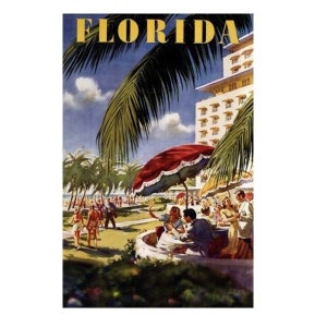 FLORIDA 3S - Album fotografico in pelle fatto a mano - Arte di viaggio - Spedizione gratuita