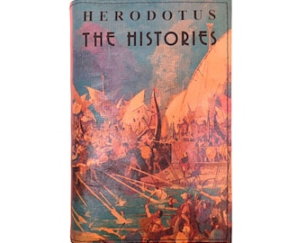 The Histories by Herodotus - Leather Covered, Wood Hardback Book, Personalized Limited Edition Gift