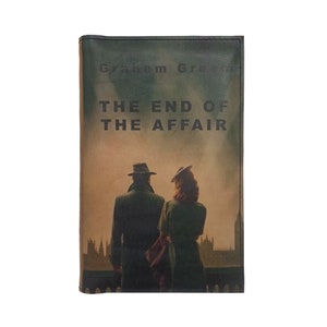 The End Of The Affair by Graham Greene - Leather Covered, Wood Hardback Book, Personalized Limited Edition Gift