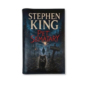 Pet Sematary av Stephen King - Läderklädd inbunden bok, personlig present i begränsad upplaga