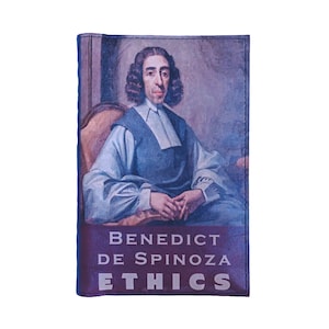 Ethics by Benedict de Spinoza - Leather Covered, Wood Hardback Book, Personalized Limited Edition Gift