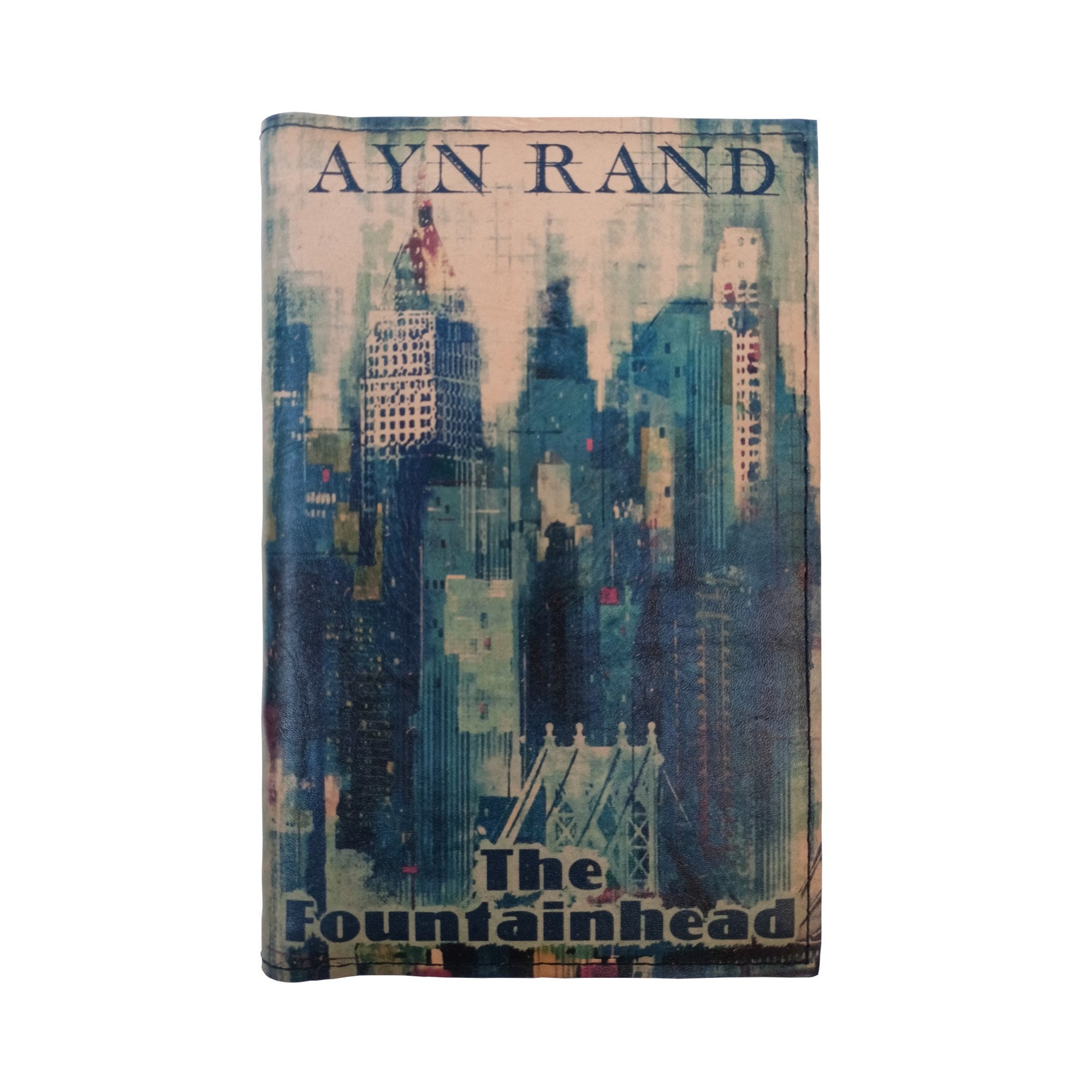 The Fountainhead by Ayn Rand - Leather Covered, Wood Hardback Book,  Personalized Limited Edition Gift - Etsy
