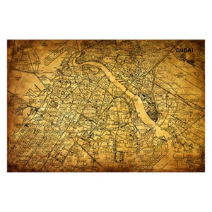 DUBAI City Map 5E Leather Journal rechargeable, carnet en cuir personnalisé, couverture de carnet de voyages, cadeau anniversaire 3ème cuir