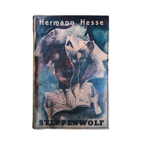 Steppenwolf by Herman Hesse - Leather Covered, Wood Hardback Book