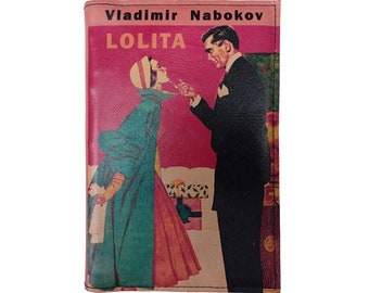 Lolita by Vladimir Nabokov - Leather Covered, Wood Hardback Book, Personalized Limited Edition Gift