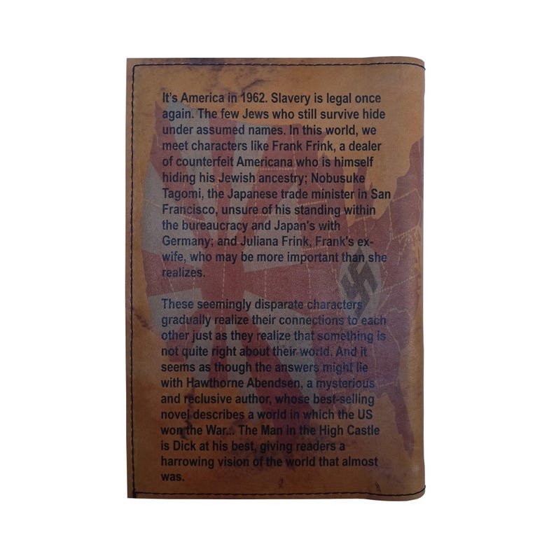 The Man in the High Castle von Joseph K. Dick - Mit Leder bezogen, Holz Hardcover Buch, personalisiertes Geschenk in limitierter Auflage Bild 2