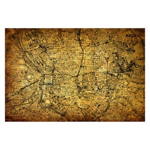 MADRID Carte 5E - Album photo en cuir, livre de voyage fait à la main et personnalisé, cadeau anniversaire du 3ème cuir