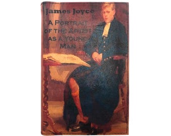 A Portrait Of The Artist As A Young Man by James Joyce - Leather Covered, Wood Hardback Book, Personalized Limited Edition Gift
