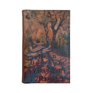 Sycamore Row by John Grisham - Leather Covered, Wood Hardback Book, Personalized Limited Edition Gift