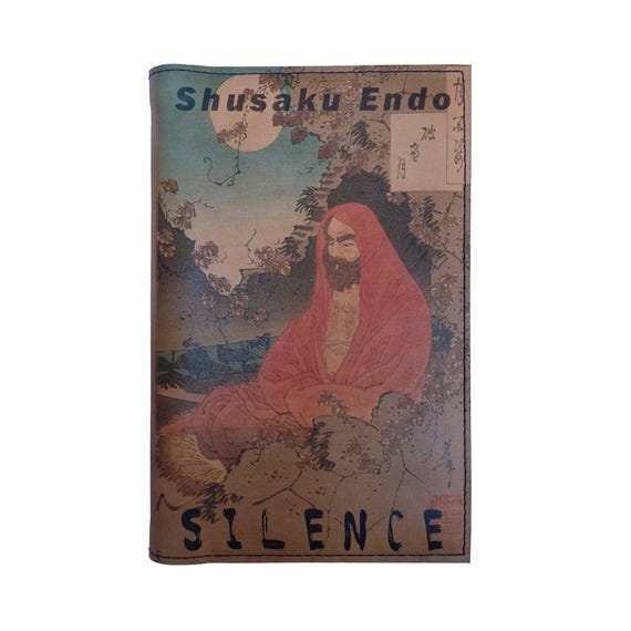 Silence by Shusaku Endo - Leather Covered, Wood Hardback Book