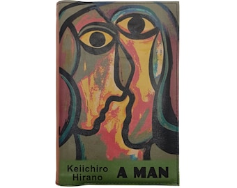 A Man by Keiichiro Hirano - Leather Covered, Wood Hardback Book, Personalized Limited Edition Gift