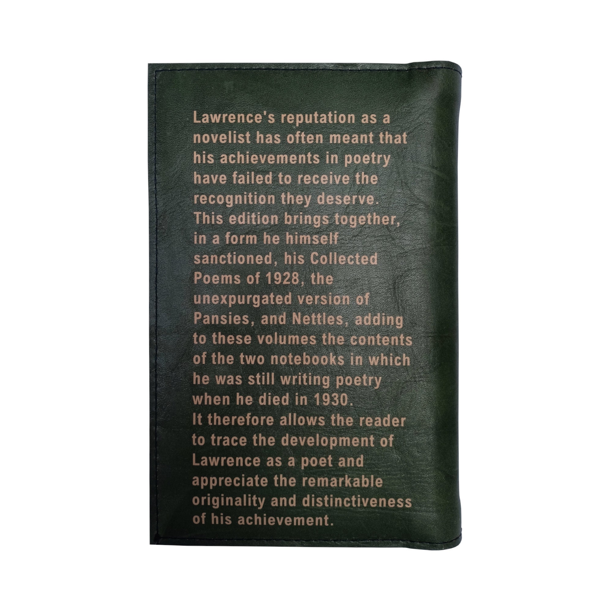 The Complete Poems of D.H. Lawrence - Leather Covered, Wood