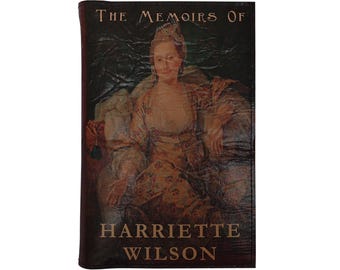 The Memoirs Of Harriette Wilson - Leather Covered, Wood Hardback Book, Personalized Limited Edition Gift