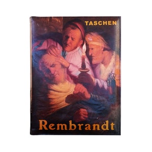 REMBRANDT von Michael Bockemuhl TASCHEN – Couchtischbuch mit Lederbezug, gebundenem Holzeinband, personalisiertes Geschenk in limitierter Auflage