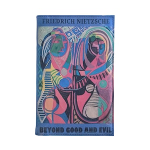 Beyond Good and Evil by Friedrich Nietzsche - Leather Covered, Wood Hardback Book, Personalized Limited Edition Gift