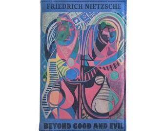 Beyond Good and Evil by Friedrich Nietzsche - Leather Covered, Wood Hardback Book, Personalized Limited Edition Gift