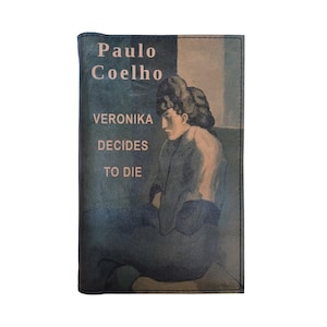 Veronika Decides To Die by Paulo Coelho - Leather Covered, Wood Hardback Book, Personalized Limited Edition Gift
