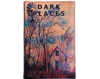 Dark Places by Gillian Flynn - Leather Covered, Wood Hardback Book, Personalized Limited Edition Gift