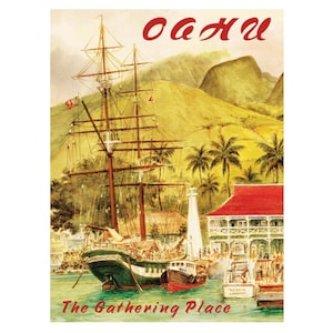 OAHU Hawaii 2S Leather Photo Album, Personalized Scrapbook Album, Handmade Travel Book, 3rd Leather Anniversary Gift