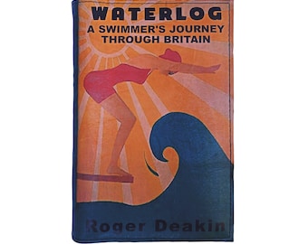 Waterlog by Roger Deakin - Leather Covered, Wood Hardback Book, Personalized Limited Edition Gift