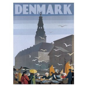 DENMARK 1s Leather Photo Album, Personalized Scrapbook Album, Handmade Travel Book, 3rd Leather Anniversary Gift