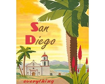 SAN DIEGO 1S Leather Photo Album, Personalized Scrapbook Album, Handmade Travel Book, 3rd Leather Anniversary Gift