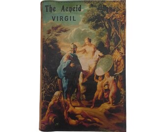 Aeneid by Virgil - Leather Covered, Wood Hardback Book, Personalized Limited Edition Gift