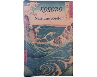 Kokoro by Natsume Soseki - Leather Covered, Wood Hardback Book