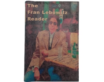 The Fran Lebowitz Reader - Leather Covered, Wood Hardback Book, Personalized Limited Edition Gift