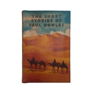 Las historias cortas de Paul Bowles - Libro de tapa dura de madera cubierto de cuero, regalo personalizado de edición limitada