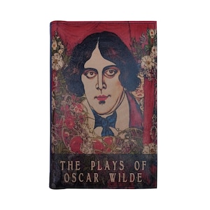 The Plays of Oscar Wilde - Leather Covered, Wood Hardback Book, Personalized Limited Edition Gift