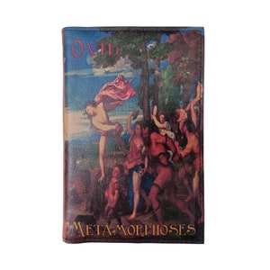 Metamorphoses by Ovid - Leather Covered, Wood Hardback Book, Personalized Limited Edition Gift