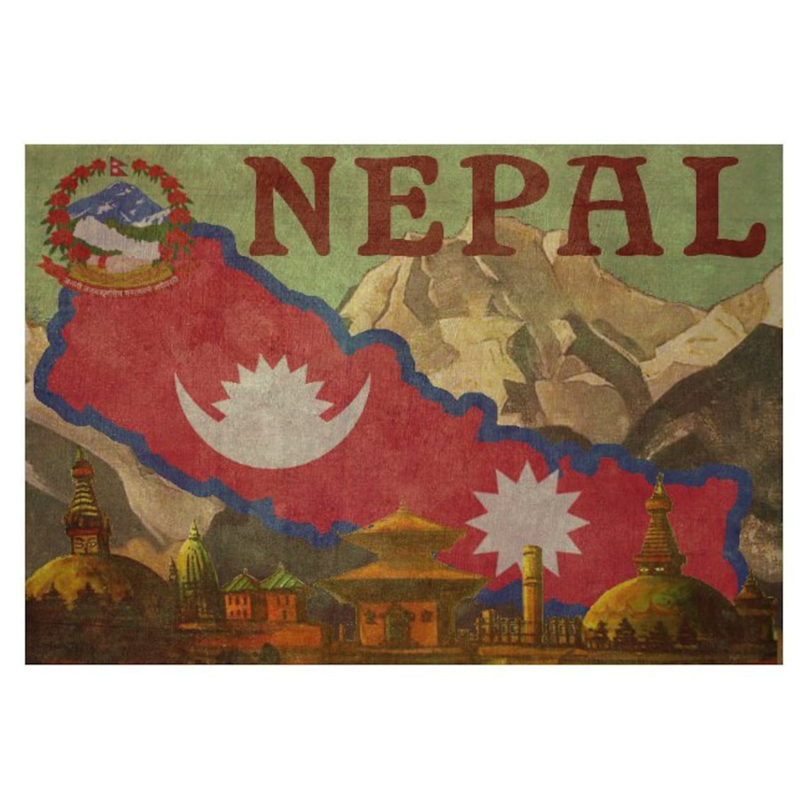 NEPAL 1FS Leather Photo Album Personalized Scrapbook Album Etsy