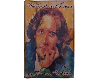 The Collected Poems of Oscar Wilde - Leather Covered, Wood Hardback Book, Personalized Limited Edition Gift
