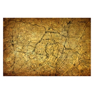 TOKYO Map 5E Leather Journal rechargeable, carnet en cuir personnalisé, couverture de carnet de voyages, cadeau anniversaire 3ème cuir