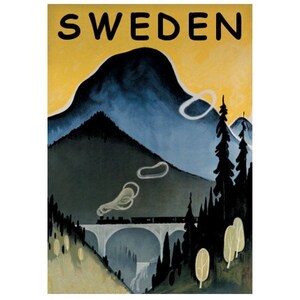 SWEDEN 4S Leather Photo Album, Personalized Scrapbook Album, Handmade Travel Book, 3rd Leather Anniversary Gift