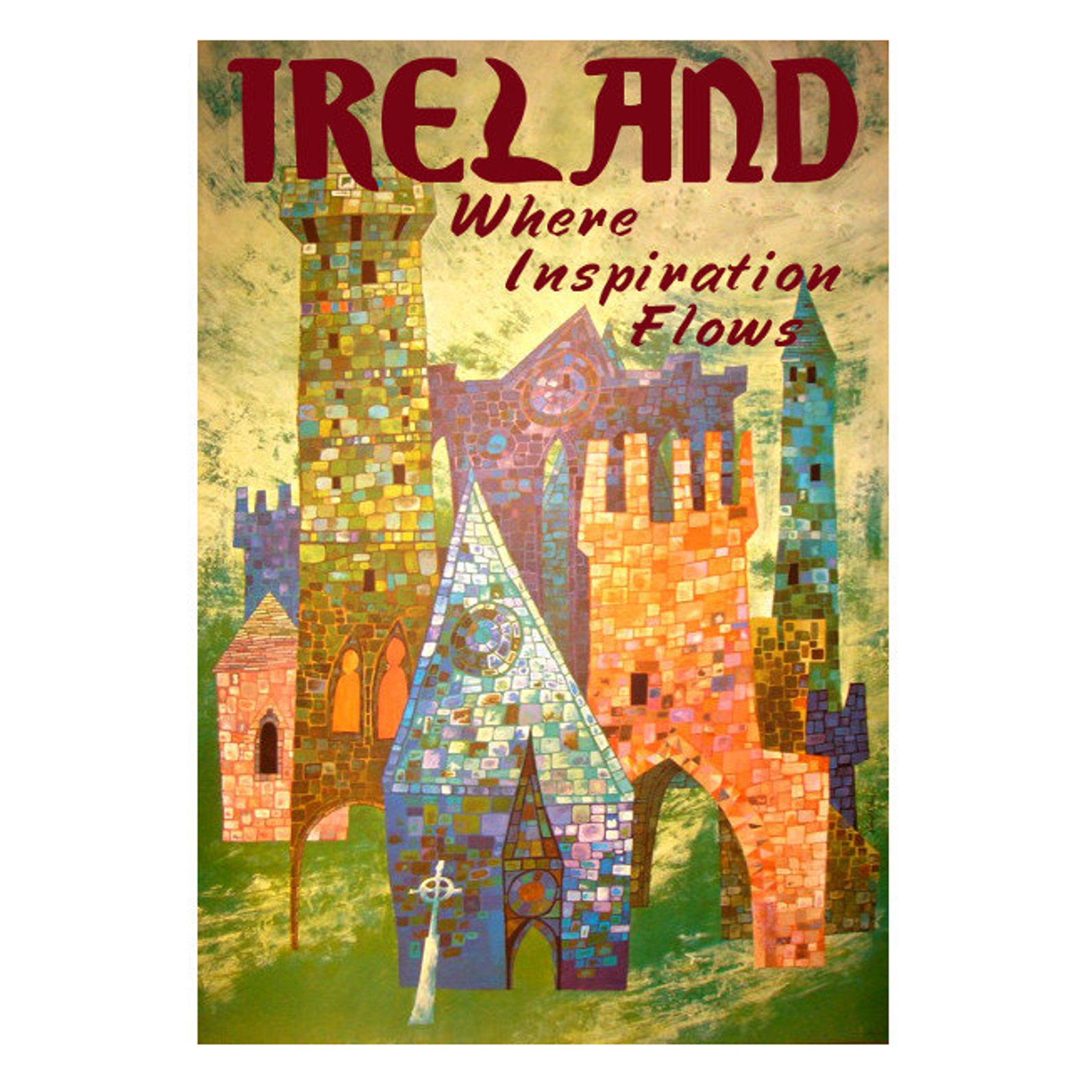 IRELAND 5 Leather Journal Refillable Personalized Leather Etsy