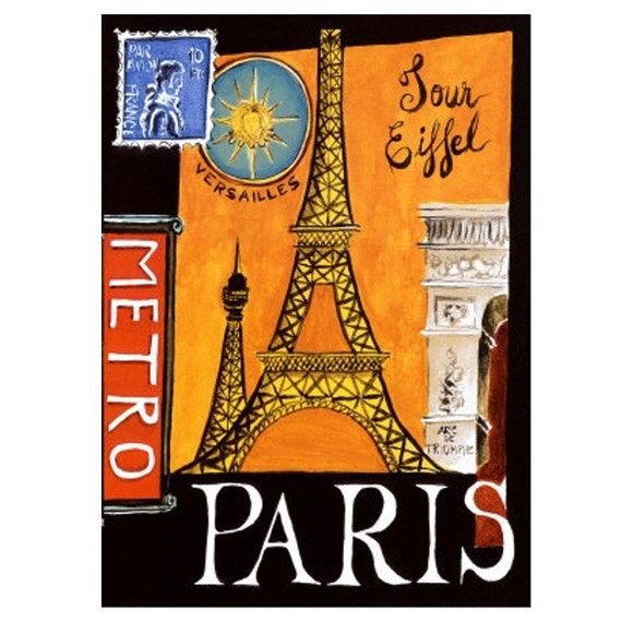 Paris France Embossed Photo Album 100 Photos / 4x6 