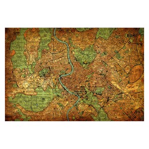 ROM Map 15E - Handgefertigtes Fotoalbum aus Leder - Reisekunst - Versandkostenfrei