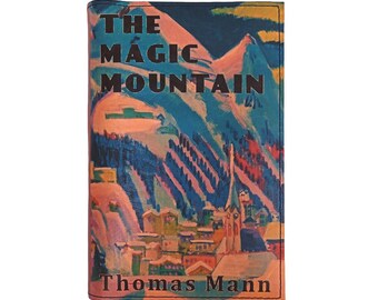 The Magic Mountain by Thomas Mann - Leather Covered, Wood Hardback