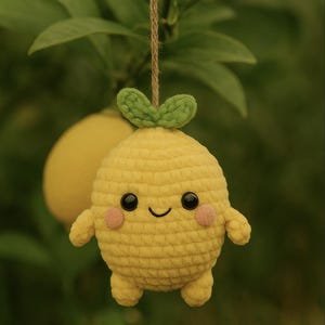 Pattern Citron Jaune Kawaii - Crochet