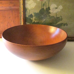 Vintage Wooden Bowl, Farmhouse Decor, Wood Fruit Bowl, Salad Bowl, Mod Country Decor