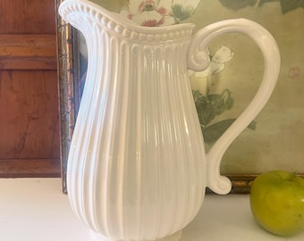 Vintage Lenox "Butler's Pantry" Pitcher or Vase, New Old Stock, Creamware Vase