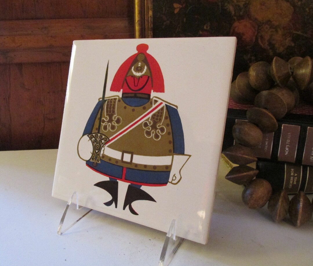 Vintage Townsend Tile, English Decorative Tile, London Theme