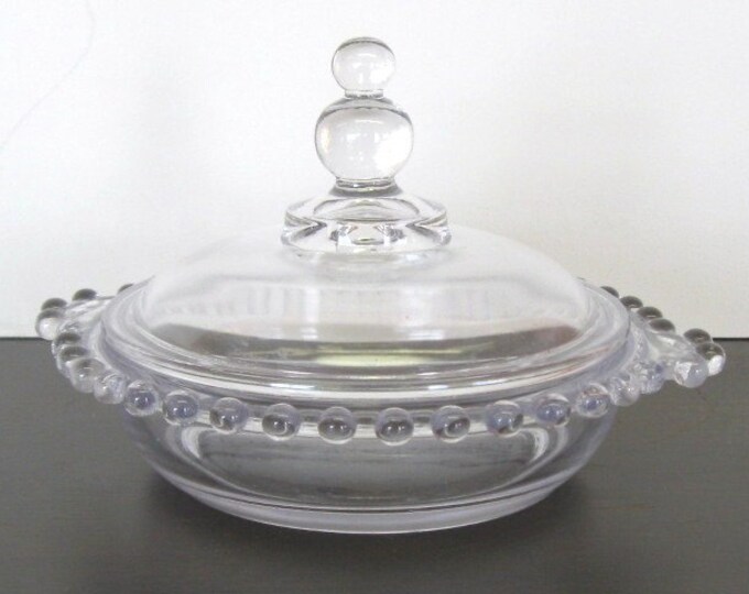 Candlewick Style Butter Dish, Candy Dish Etsy